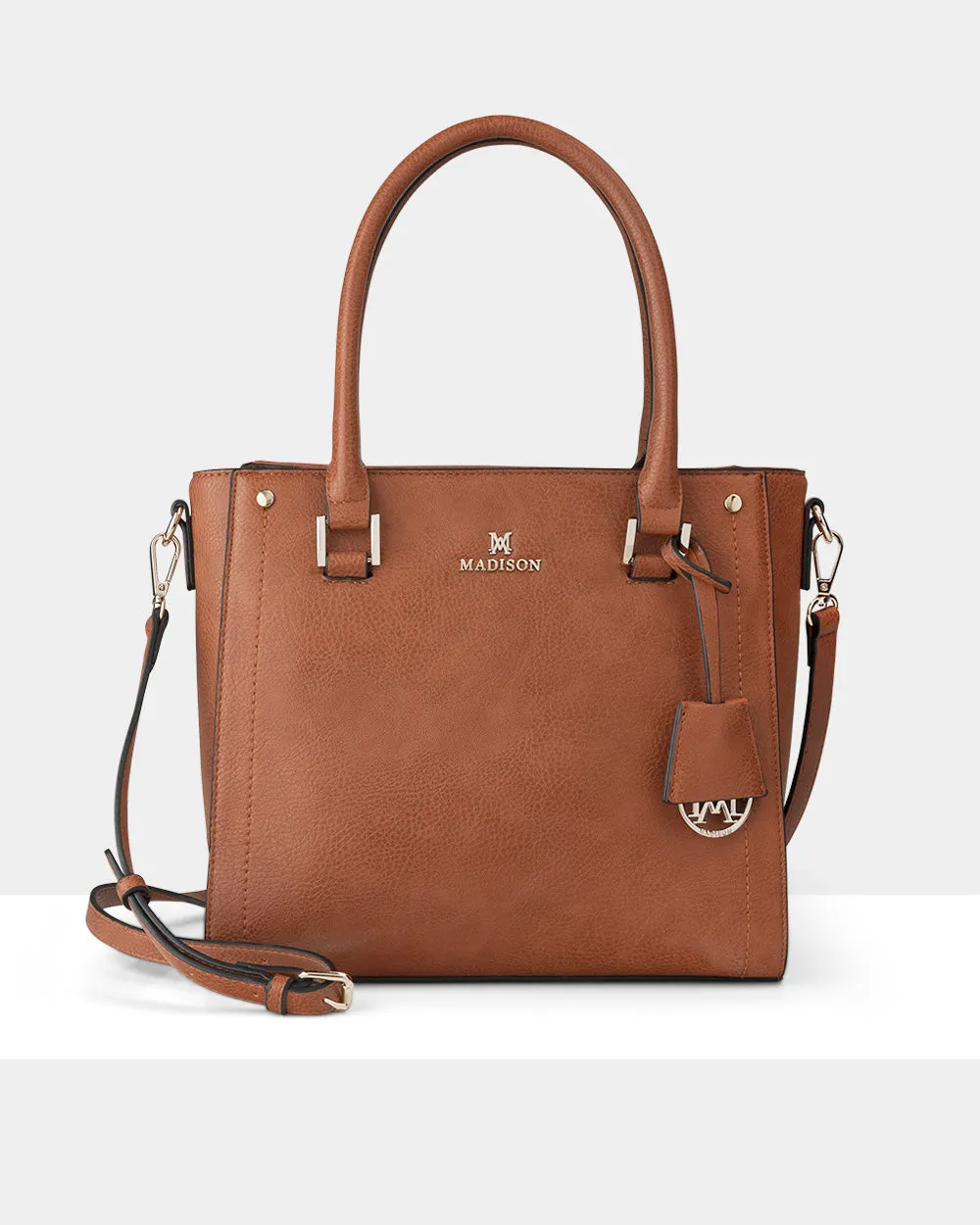 Angie Medium 3 Compartment Satchel Bag   Graphic Bag Strap