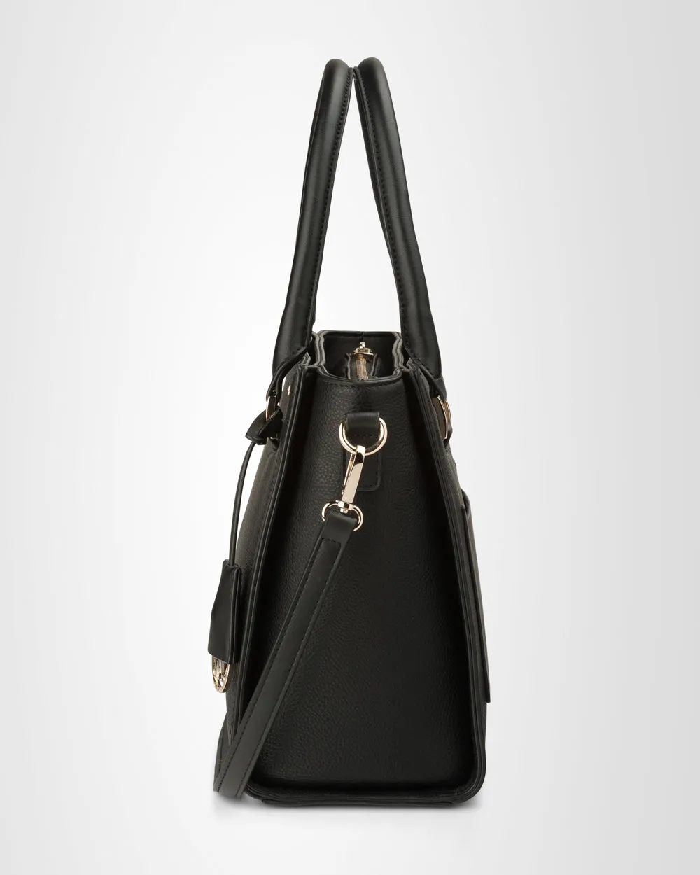 Angie Medium 3 Compartment Satchel Bag   Stripe Bag Strap