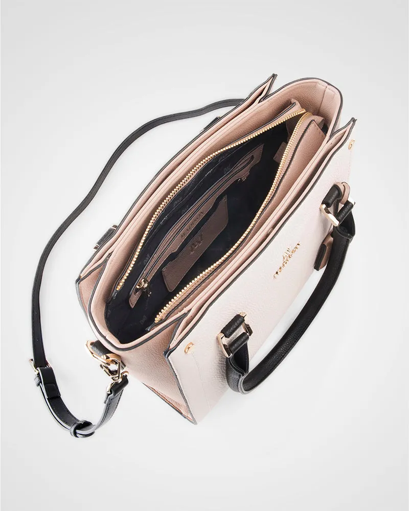 Angie Medium 3 Compartment Satchel Bag