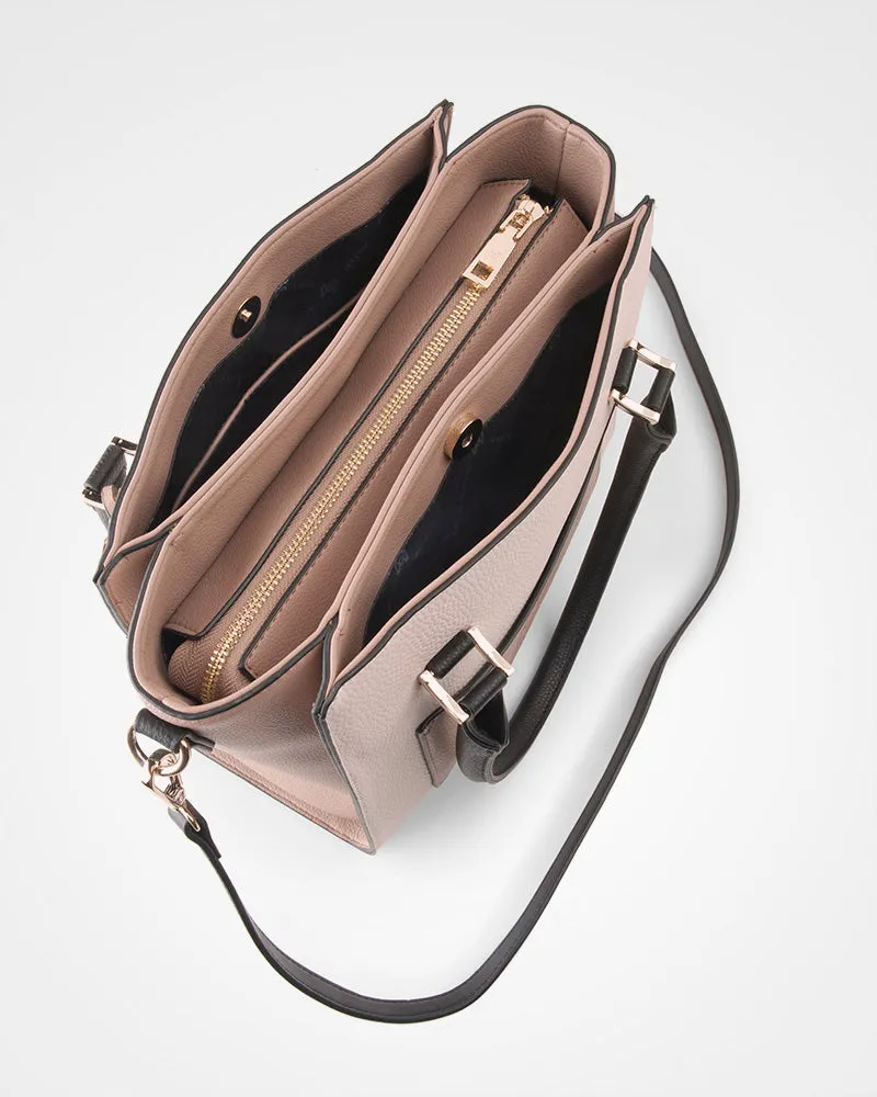 Angie Medium 3 Compartment Satchel Bag