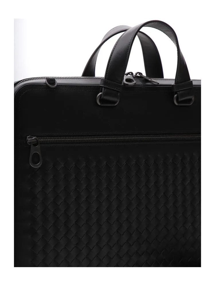 Bottega Veneta Intrecciato Top Handle Briefcase