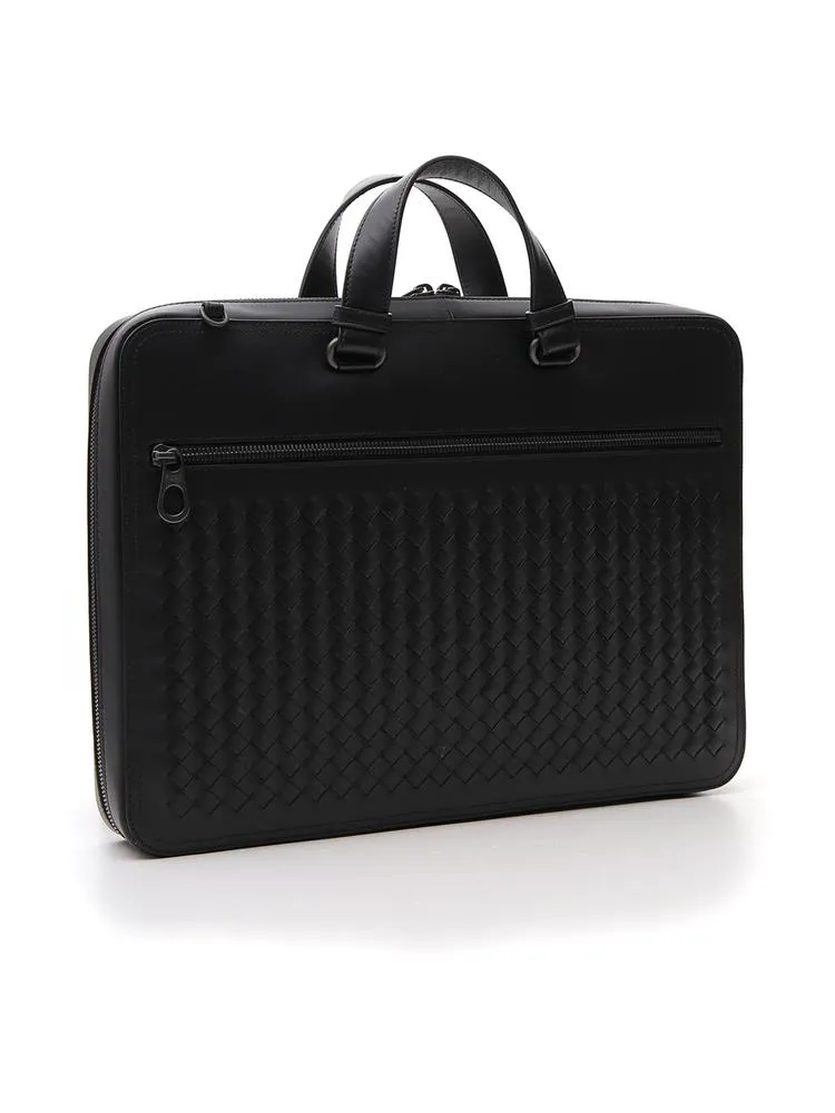 Bottega Veneta Intrecciato Top Handle Briefcase