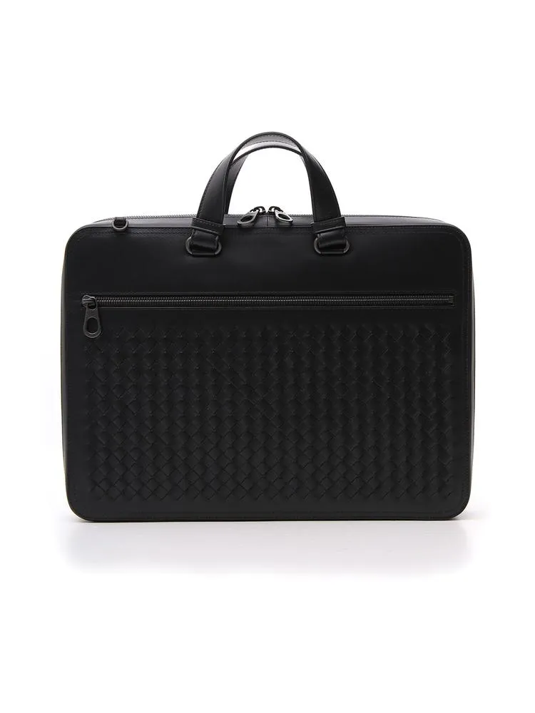 Bottega Veneta Intrecciato Top Handle Briefcase