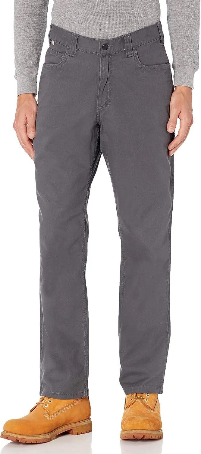 Carhartt Men's Flame Resistant Rugged Flex Relaxed Fit Canvas 5-Pocket Work Pant