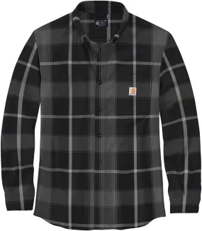 Carhartt Men's Rugged Flex Relaxed Fit Midweight Flannel Long-Sleeve Plaid Shirt