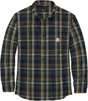Carhartt Men's Rugged Flex Relaxed Fit Midweight Flannel Long-Sleeve Plaid Shirt