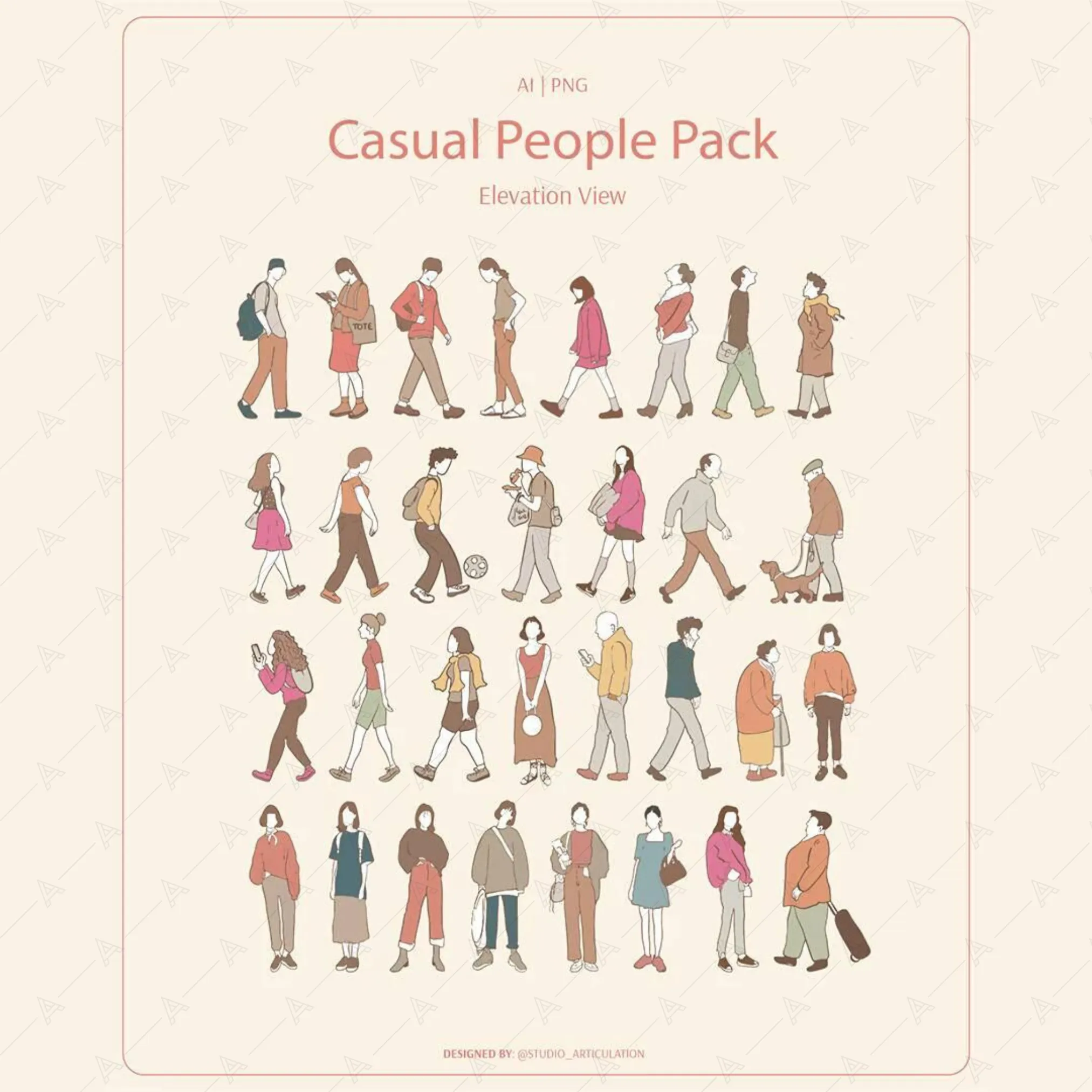 Casual People Pack