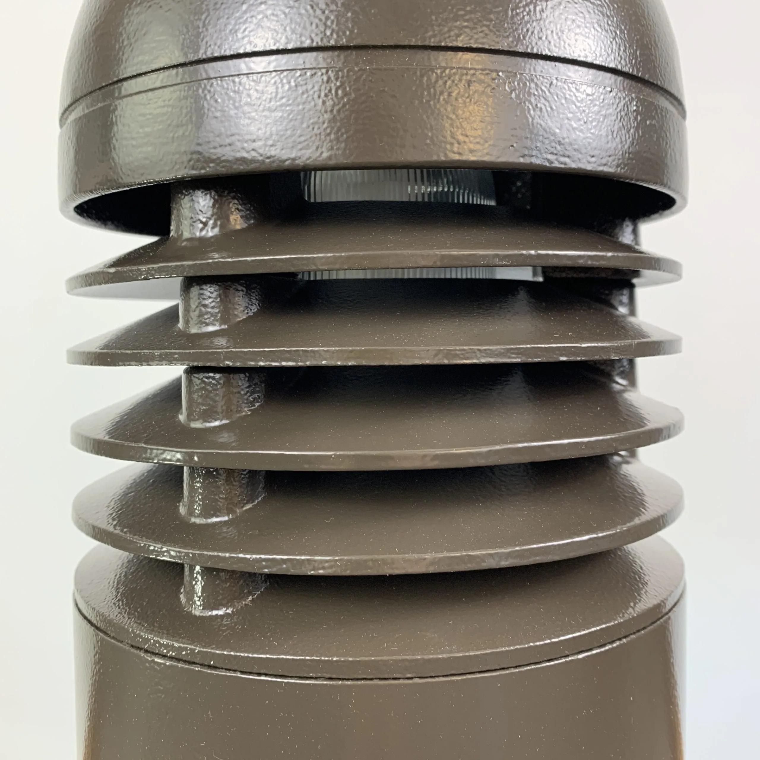 Cooper Lighting Louver Bollard Outdoor Post Light, Cast Aluminum, New!