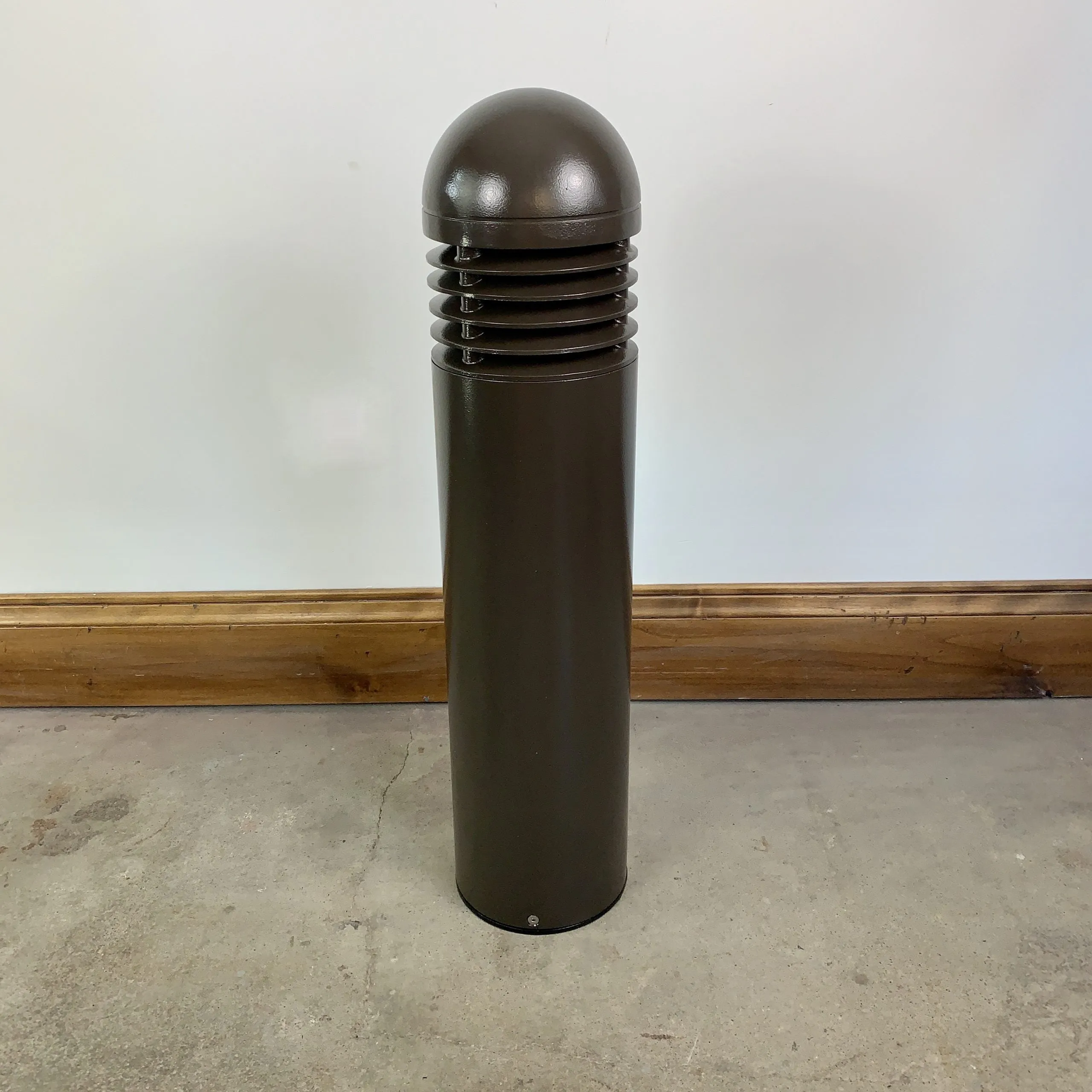 Cooper Lighting Louver Bollard Outdoor Post Light, Cast Aluminum, New!
