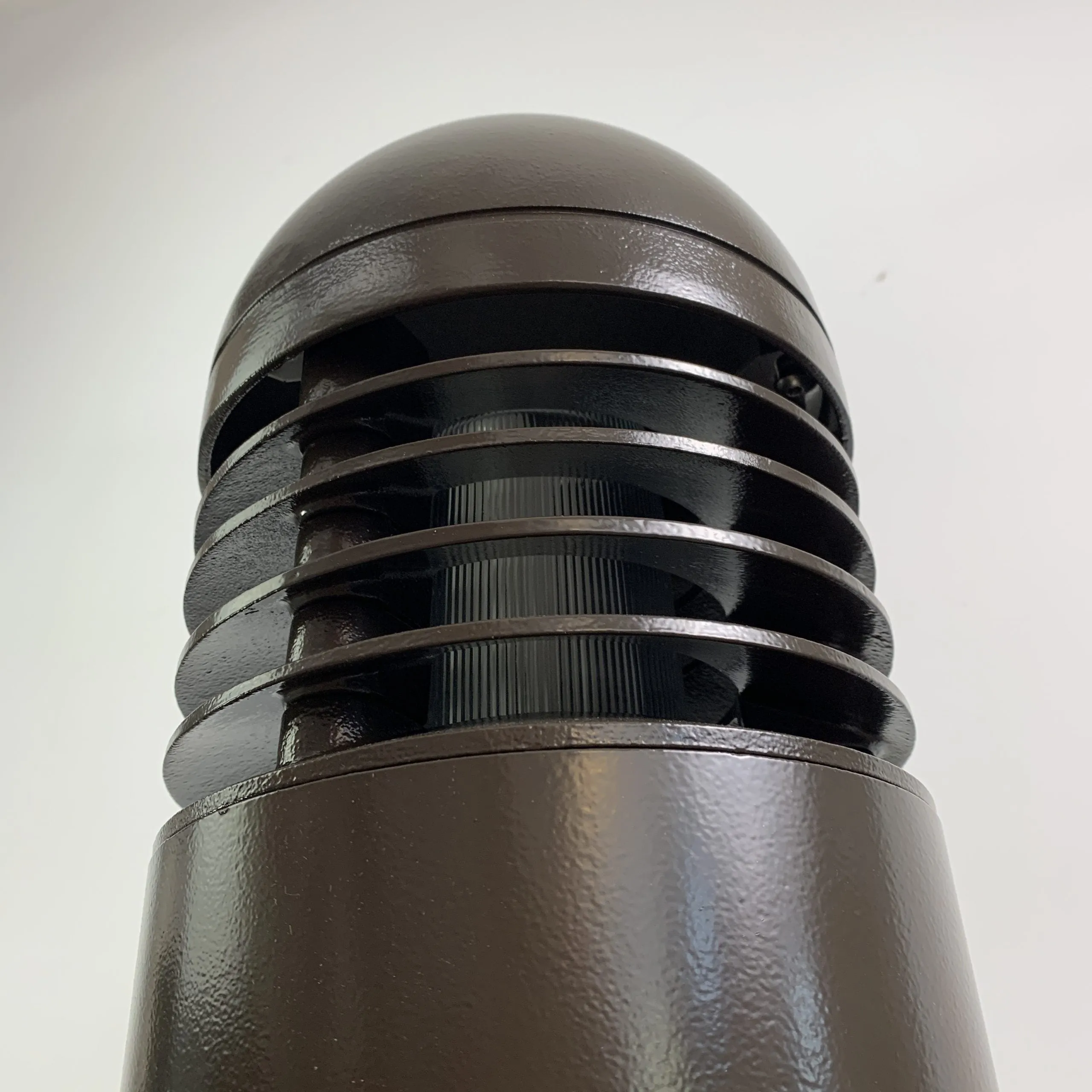 Cooper Lighting Louver Bollard Outdoor Post Light, Cast Aluminum, New!