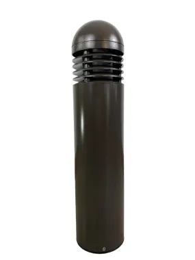 Cooper Lighting Louver Bollard Outdoor Post Light, Cast Aluminum, New!