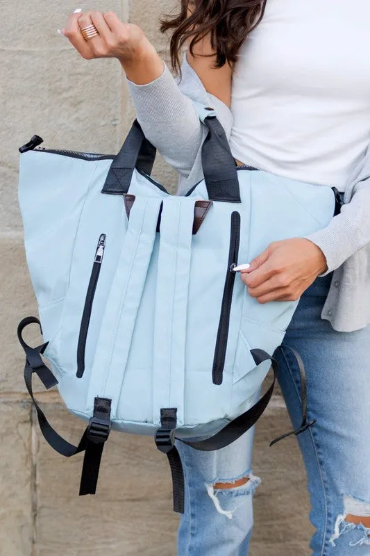 Everyday Easy Nylon Bag Handbag Tote Backpack