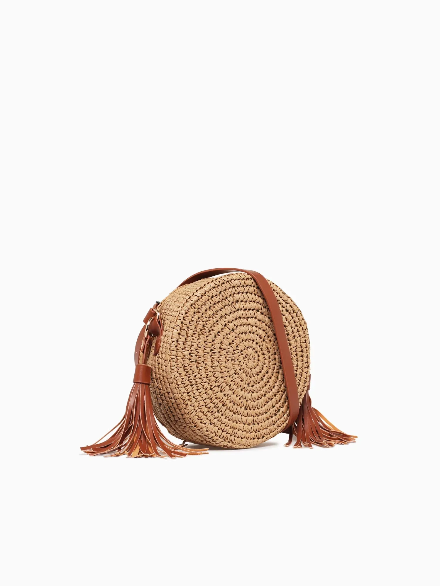 Fauna Round Crossbag Brown