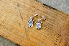 Highland Cow Small Drop Earrings