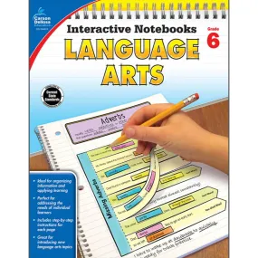 Interactive Notebooks: Language Arts Resource Book Grade 6