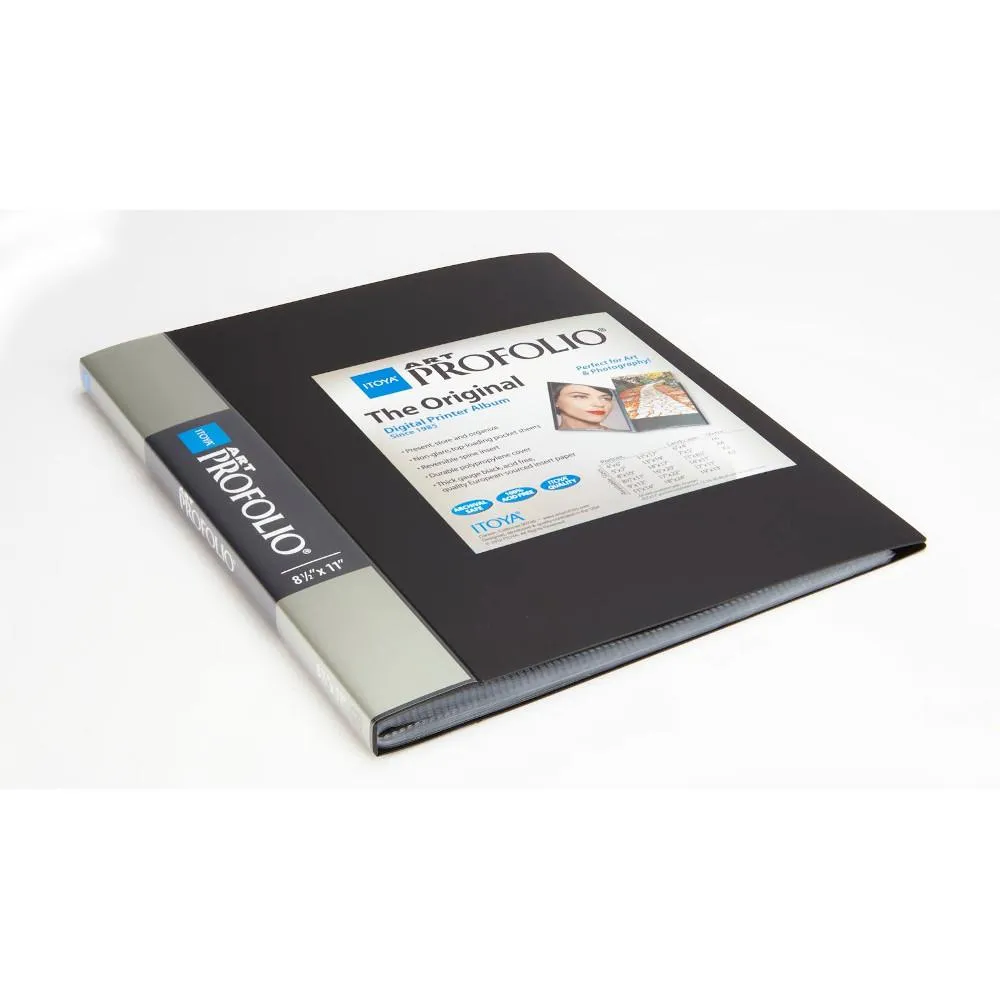Itoya Art ProFolio, Black 24-Sleeve 8.5x11"