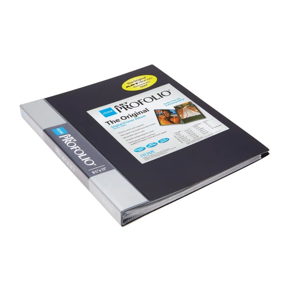 Itoya Art ProFolio, Black 36-Sleeve 8.5x11"