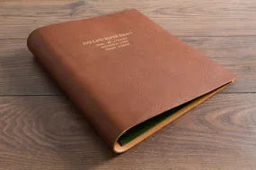 Leather Vehicle Document Ring Binder