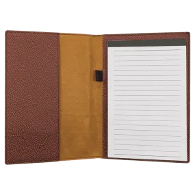 Leatherette Small Portfolio with Notepad (7 x 9)