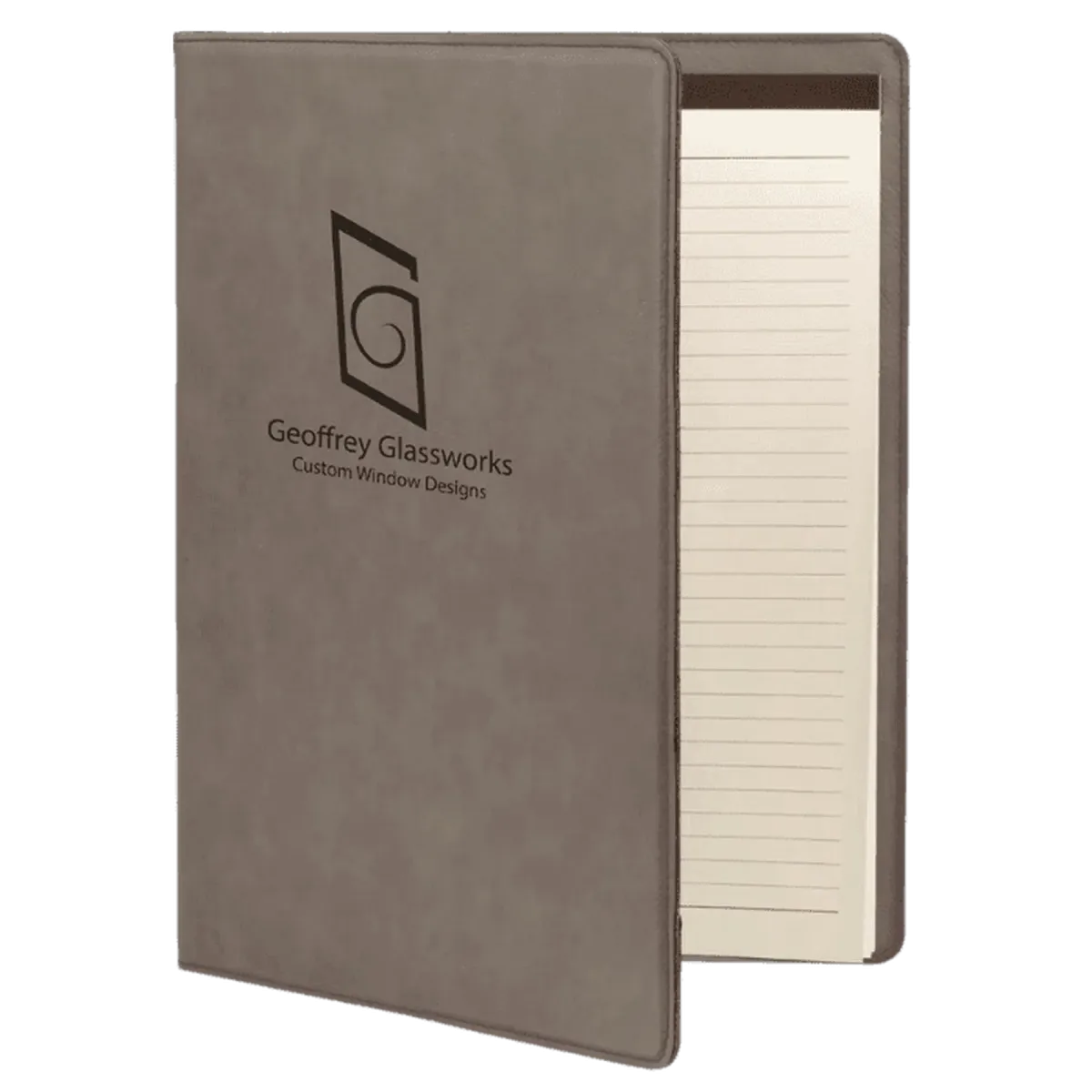 Leatherette Small Portfolio with Notepad (7 x 9)