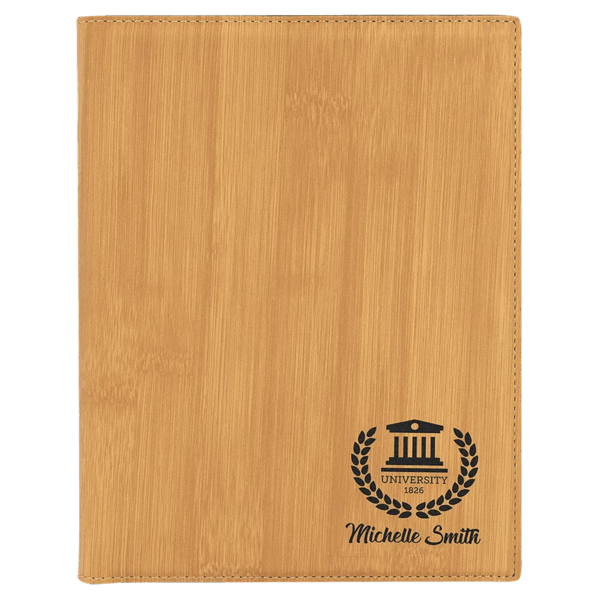 Leatherette Small Portfolio with Notepad (7 x 9)
