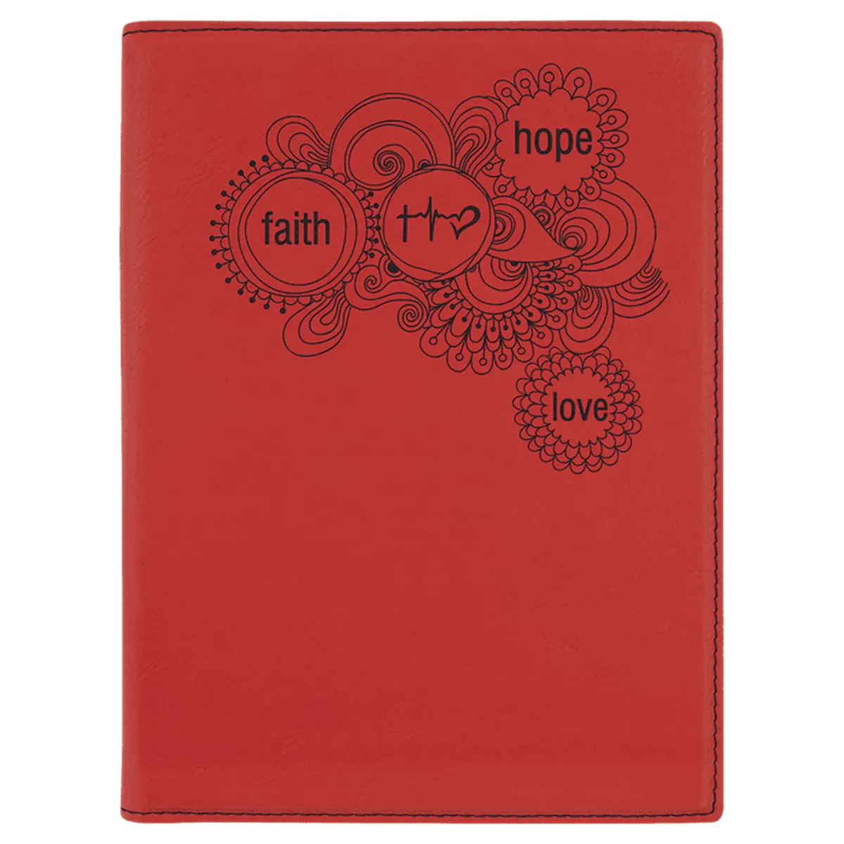 Leatherette Small Portfolio with Notepad (7 x 9)