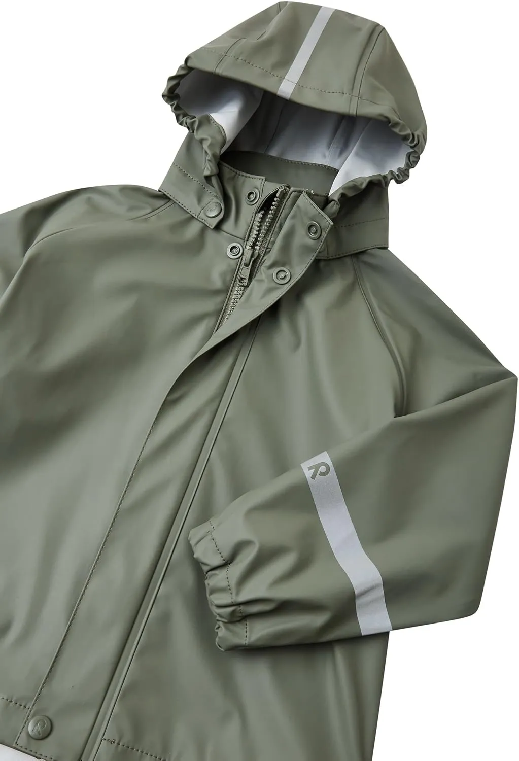 Reima Lampi Kids Waterproof Hooded Rain Jacket Lightweight Windproof Outdoor Coat for Kids