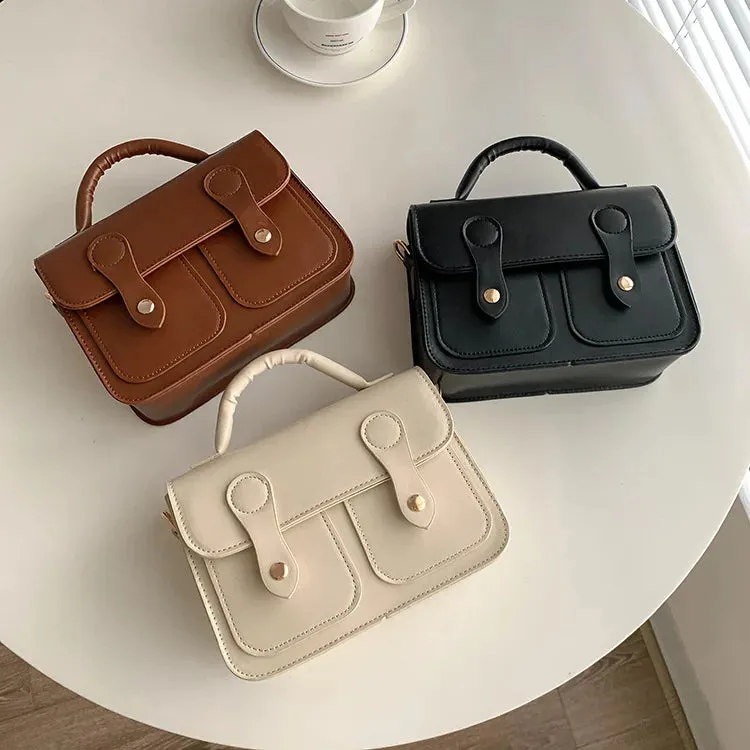 UAKISS  -  Vintage Women handbag small female shoulder bag pu leather ladies Totes girl messenger bags bolsas femininas brown satchels