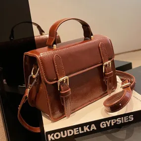 UAKISS  -  Vintage Women handbag small female shoulder bag pu leather ladies Totes girl messenger bags bolsas femininas brown satchels