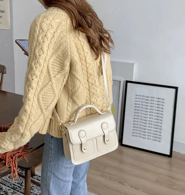 UAKISS  -  Vintage Women handbag small female shoulder bag pu leather ladies Totes girl messenger bags bolsas femininas brown satchels