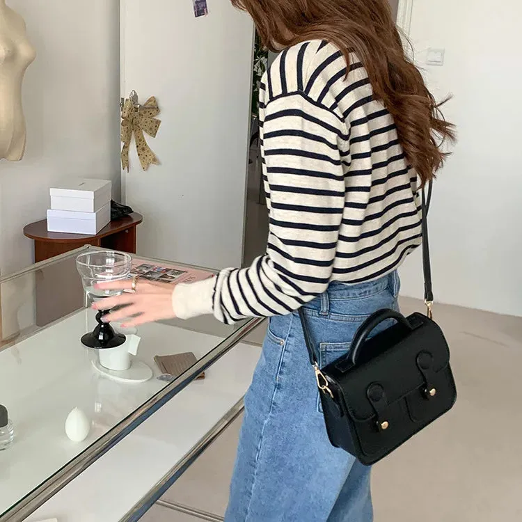 UAKISS  -  Vintage Women handbag small female shoulder bag pu leather ladies Totes girl messenger bags bolsas femininas brown satchels