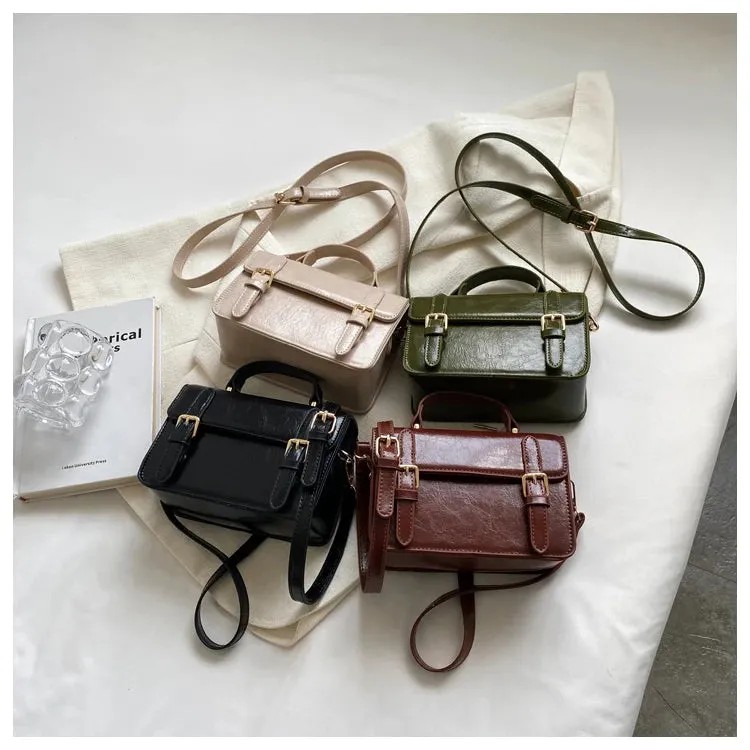 UAKISS  -  Vintage Women handbag small female shoulder bag pu leather ladies Totes girl messenger bags bolsas femininas brown satchels